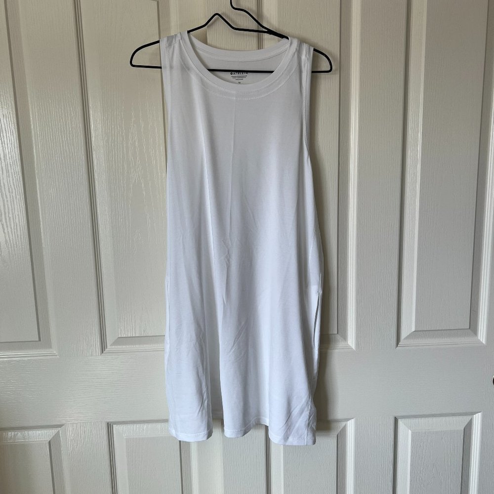 Athleta White Dress Size 1X